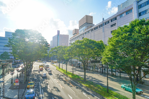 仙台駅西口の街並み