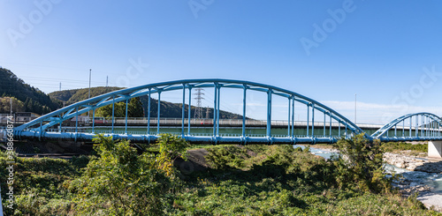 手取川を渡る水道橋