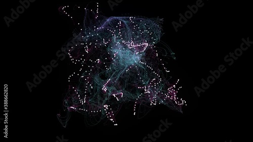Coloring Dancing Particles [2021] New 4K Resolution
