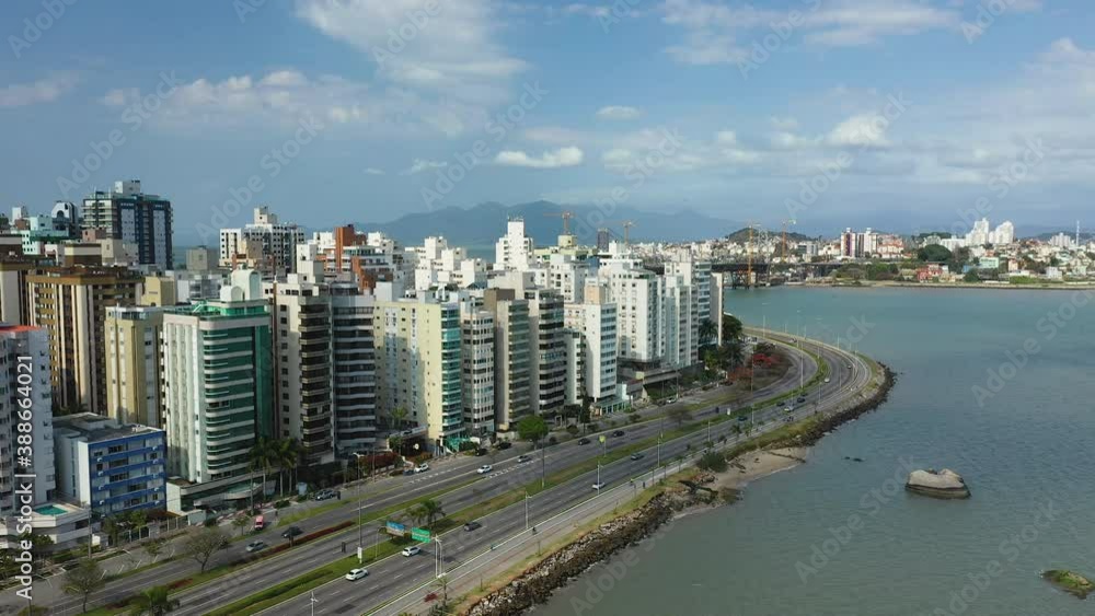 Aerial scenes of Florianópolis Island, capital of Santa Catarina, Brazil Aerial scenes of Florianópolis Island, capital of Santa Catarina, Brazil