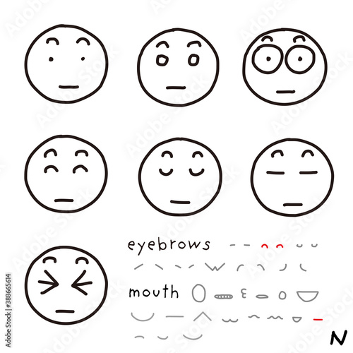 hand-drawn facial expression icon_02_n