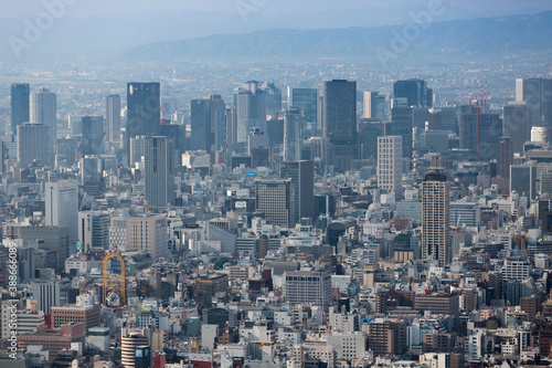 大阪市街地眺望