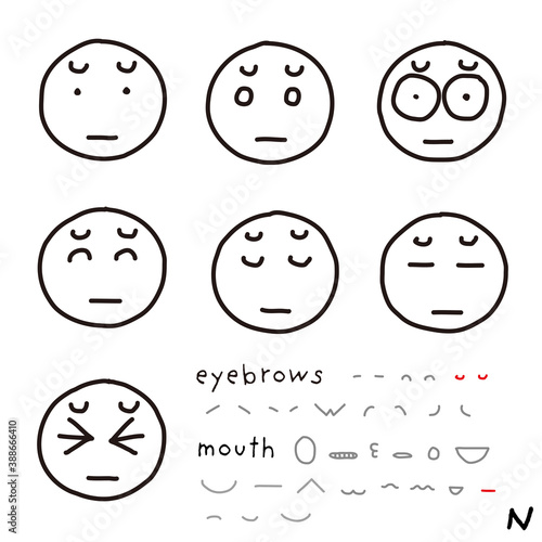 hand-drawn facial expression icon_03_n