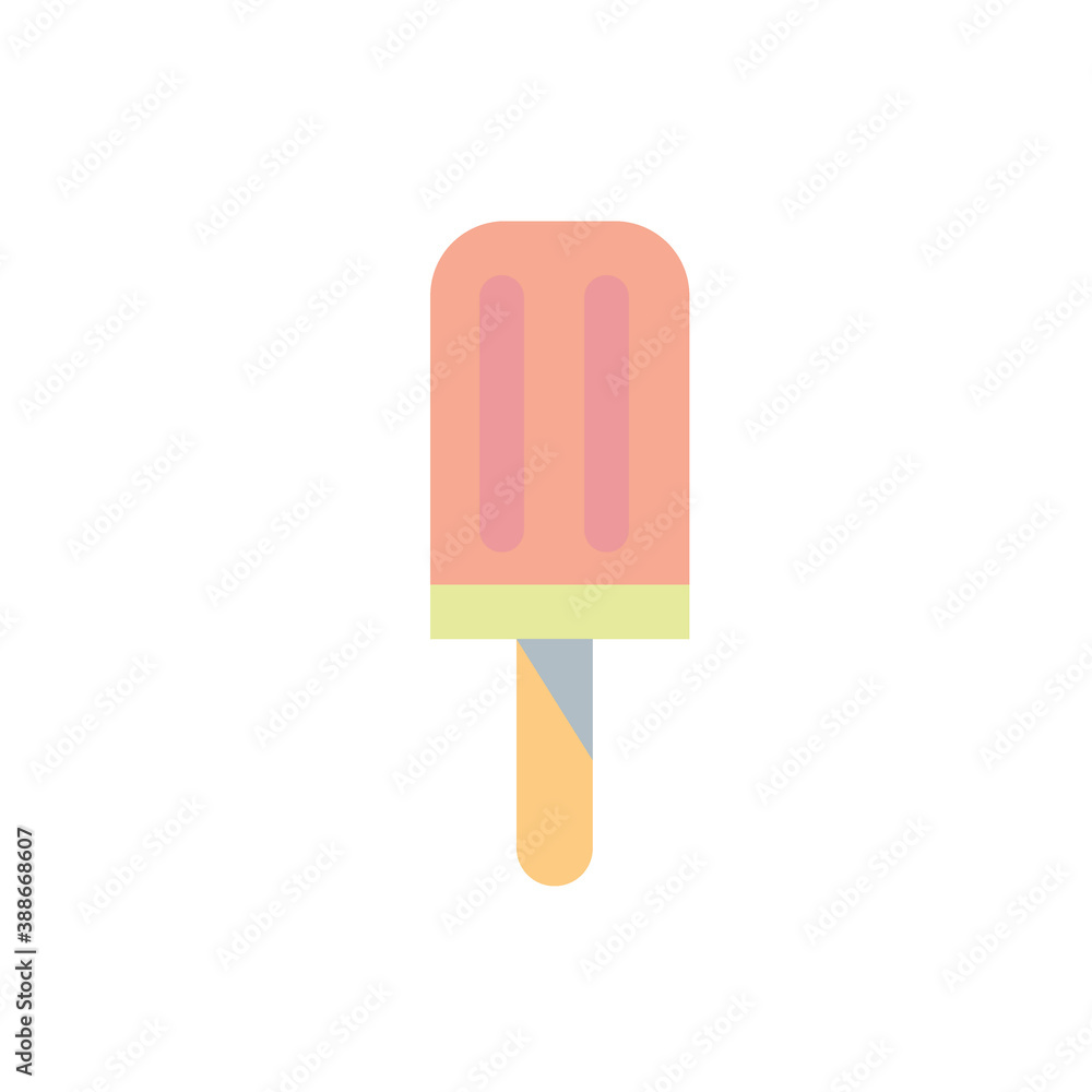 Ice Cream Summer Icon Clipart Vector Design Isolated Ice Cream Summer Icon Clipart Vector Design Isolated