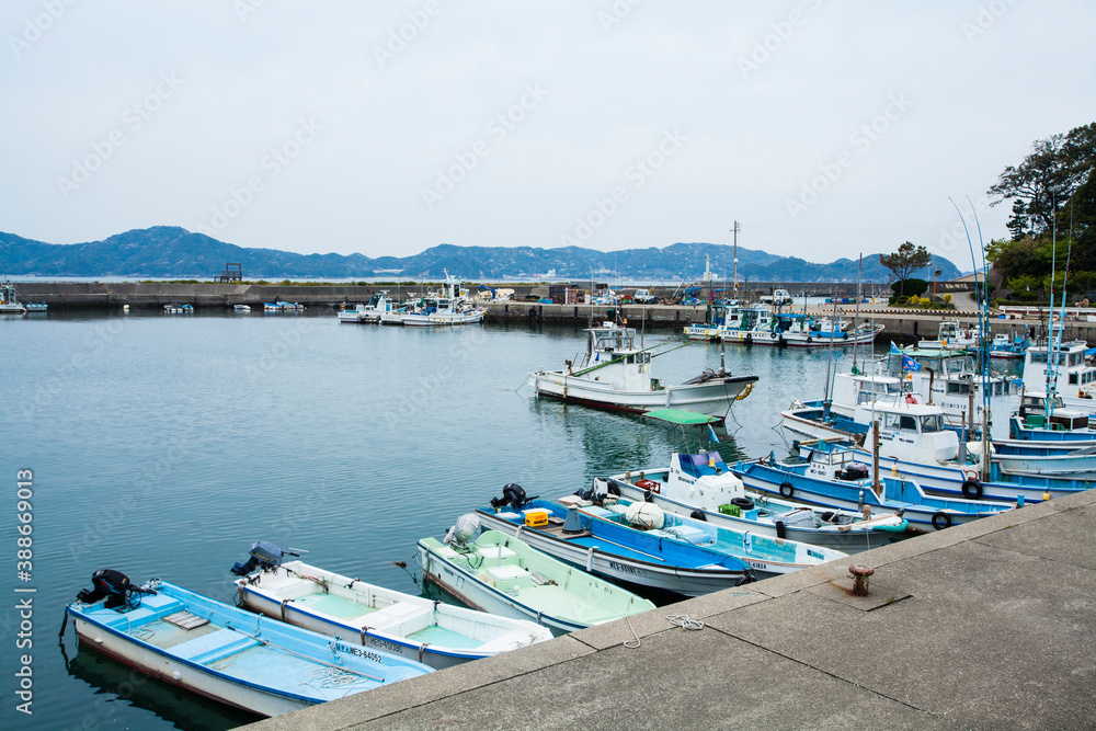 菅島の漁港