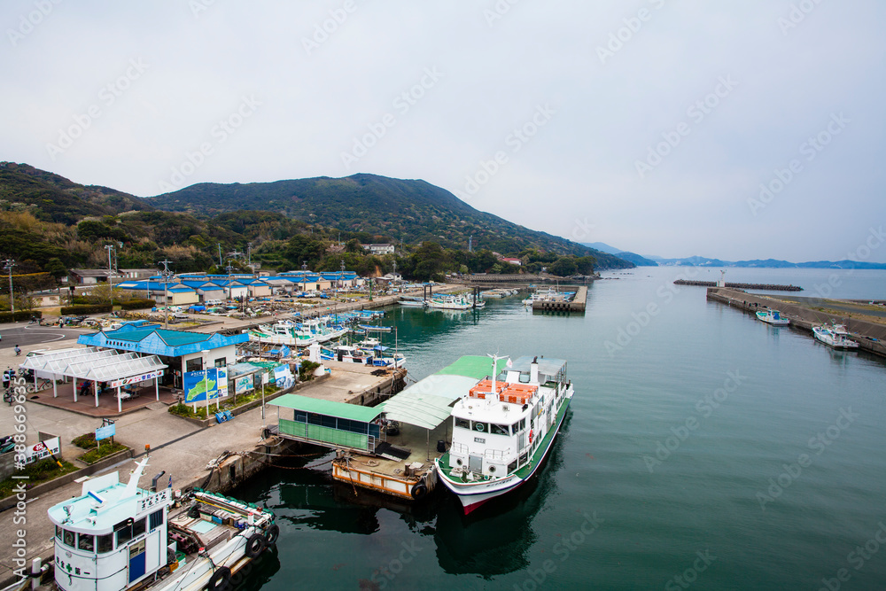 菅島の漁港