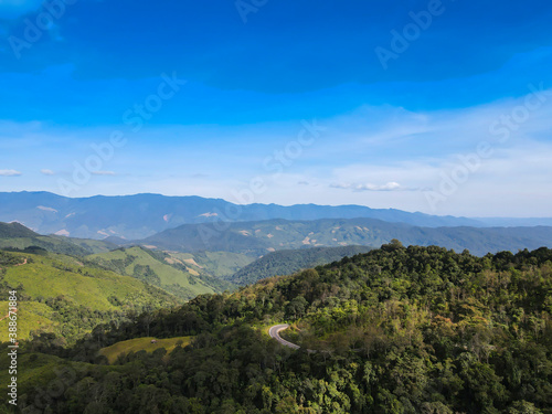 Fototapeta Naklejka Na Ścianę i Meble -  Beautiful mountain in Nan Province of thailand
