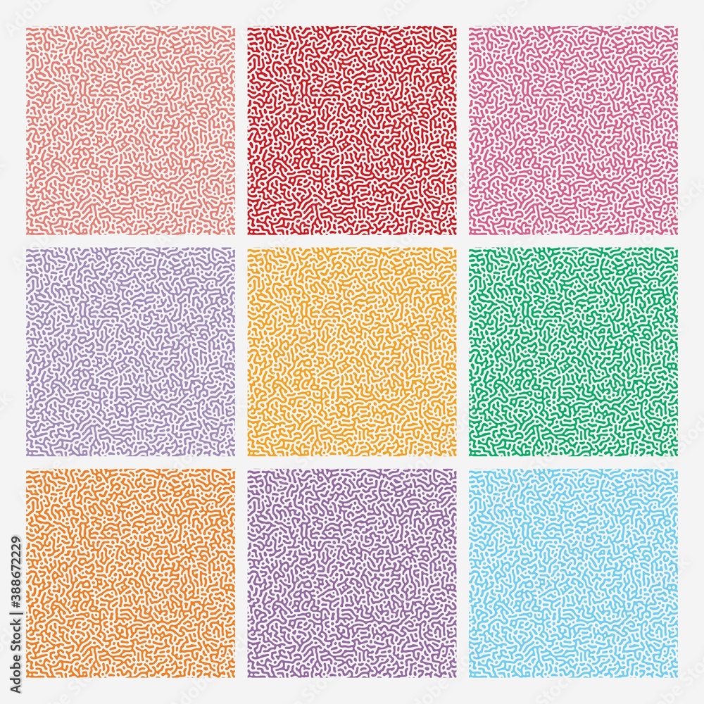 Fototapeta premium Seamless Turing Patterns Background