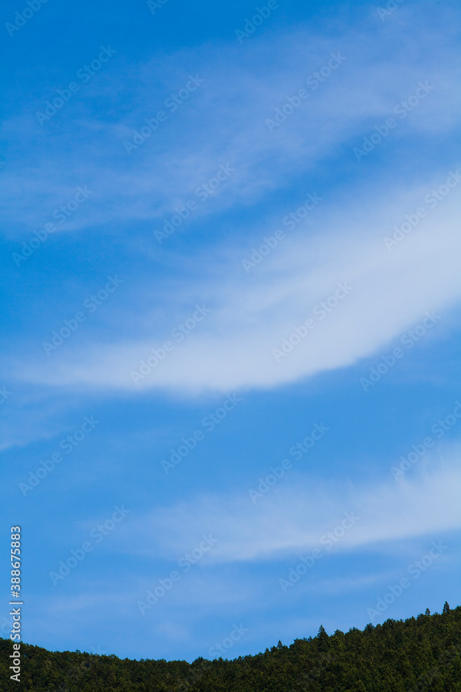 青空と山 青空と山