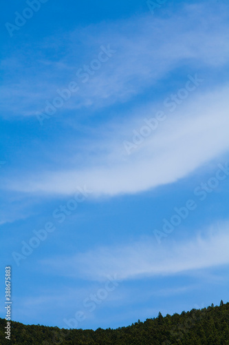 青空と山