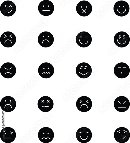 
Smiley Colored Vector Icons 
