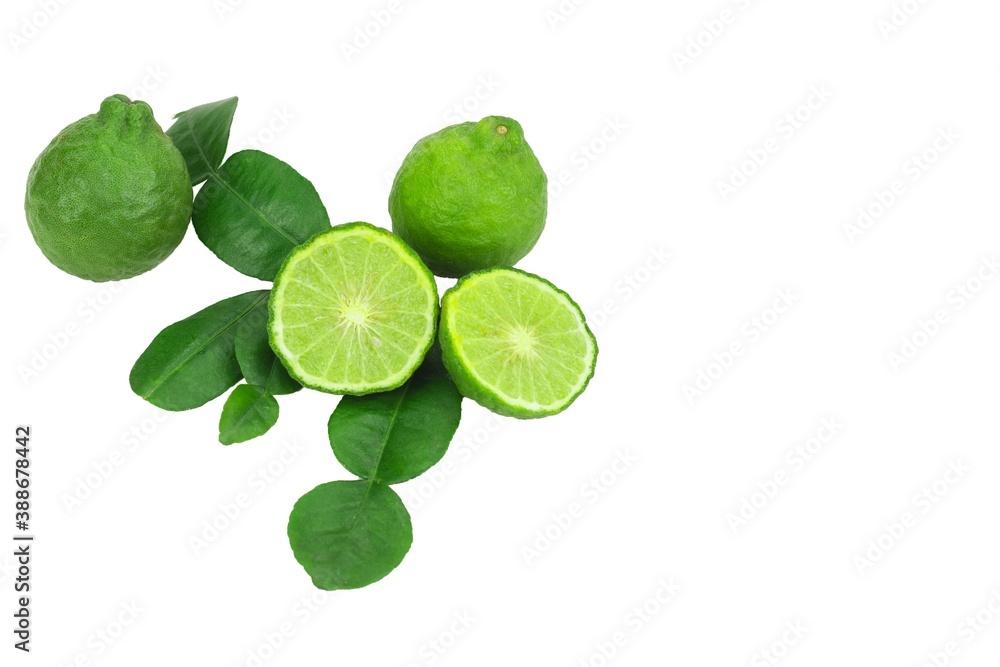 Bergamot isolated on white background. Bergamot isolated on white background.