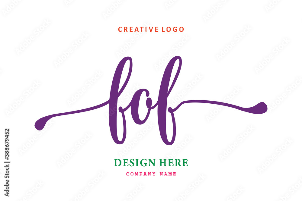 FOF lettering logo is simple, easy to understand and authoritative FOF lettering logo is simple, easy to understand and authoritative