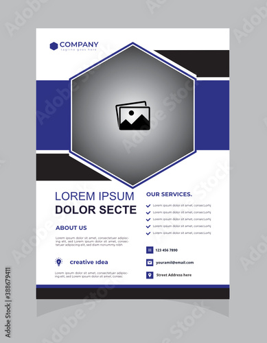 Corporate flyer template.