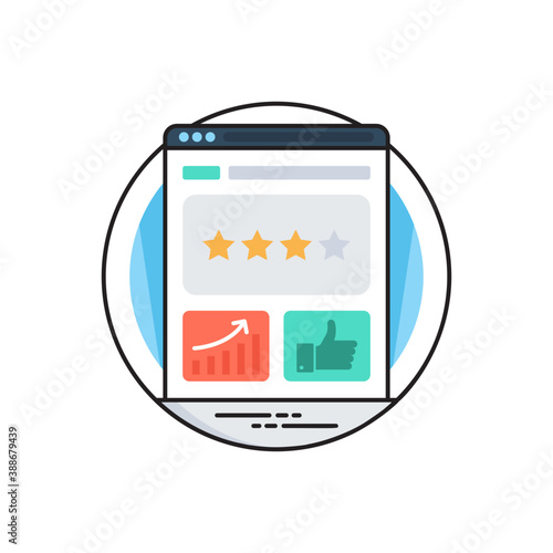 
Mobile app development flat design icon 
