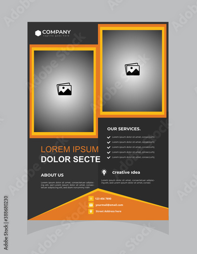 Corporate flyer template.