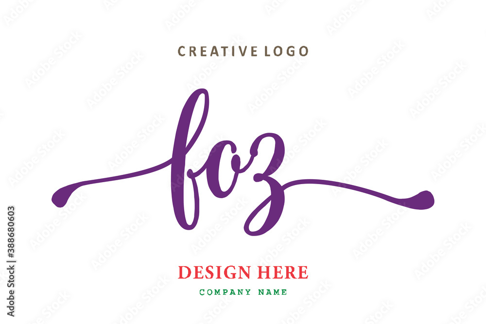 FOZ lettering logo is simple, easy to understand and authoritative FOZ lettering logo is simple, easy to understand and authoritative