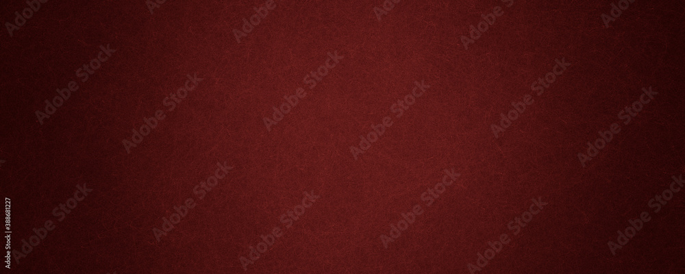 Fototapeta premium Red background with faint texture and distressed vintage grunge and watercolor paint stains in elegant Christmas backdrop illustration 