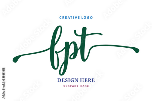 FPT lettering logo is simple, easy to understand and authoritative photo