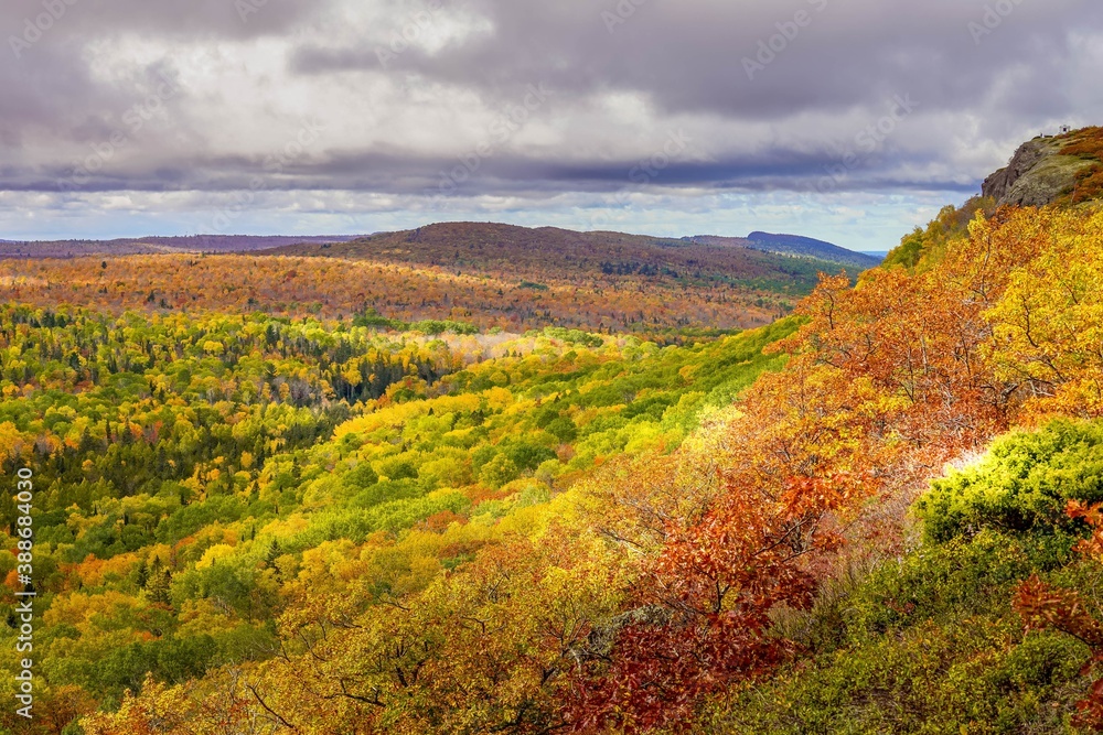 Scenic Brockway Mountain Drive in Autumn, Copper Harbor, Upper Peninsula, Michigan