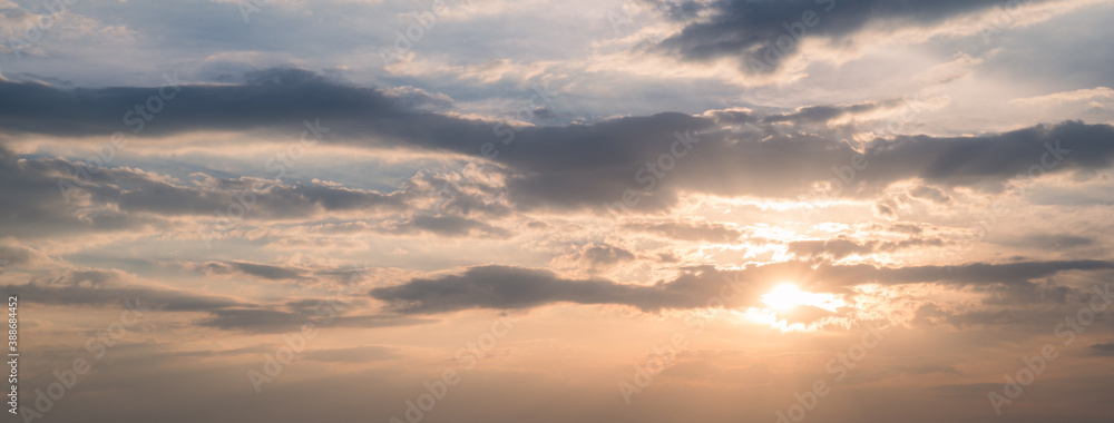 Obraz premium sunset in the clouds