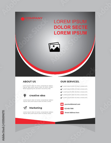 Corporate flyer template.