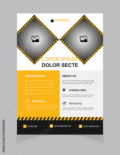 Corporate flyer template.