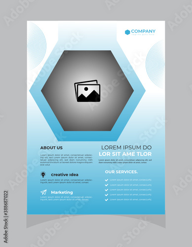 Corporate flyer template.