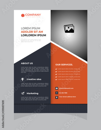 Corporate flyer template.