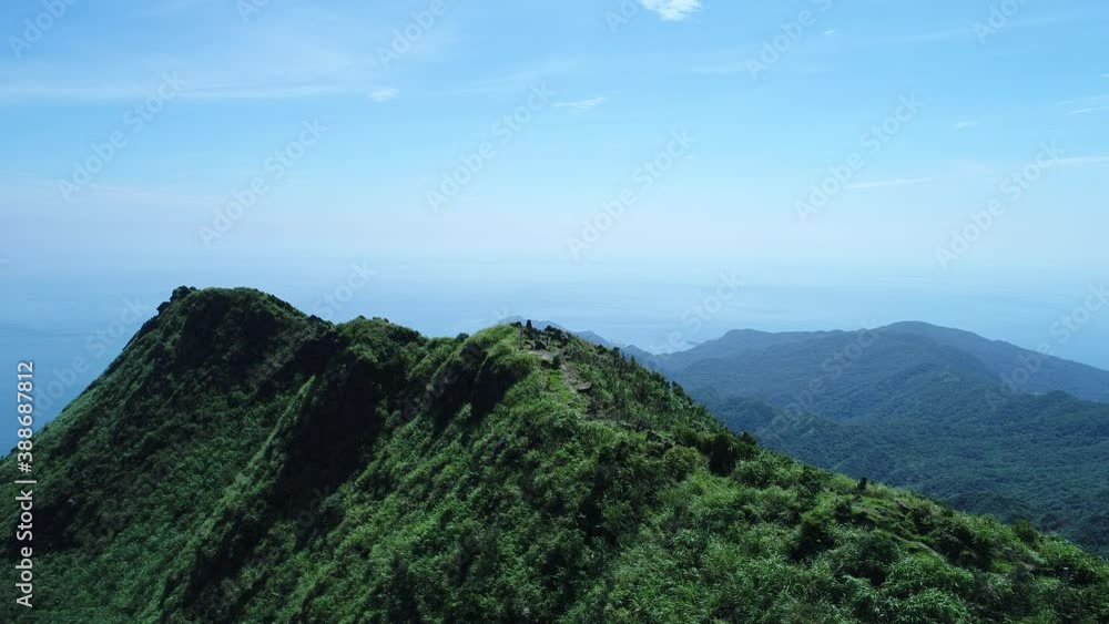 June 22, 2017, Jinguashi Mountain Area and Seascape in the Northeast of Taiwan. June 22, 2017, Jinguashi Mountain Area and Seascape in the Northeast of Taiwan.