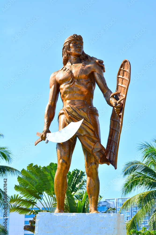 Lapu Lapu Shrine In Mactan Island Cebu Philippines Stock Photo lapu-lapu-shrine-in-mactan-island-cebu-philippines-stock-photo