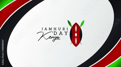 Jamhuri day is also known as kenya independence day illustration vector photo