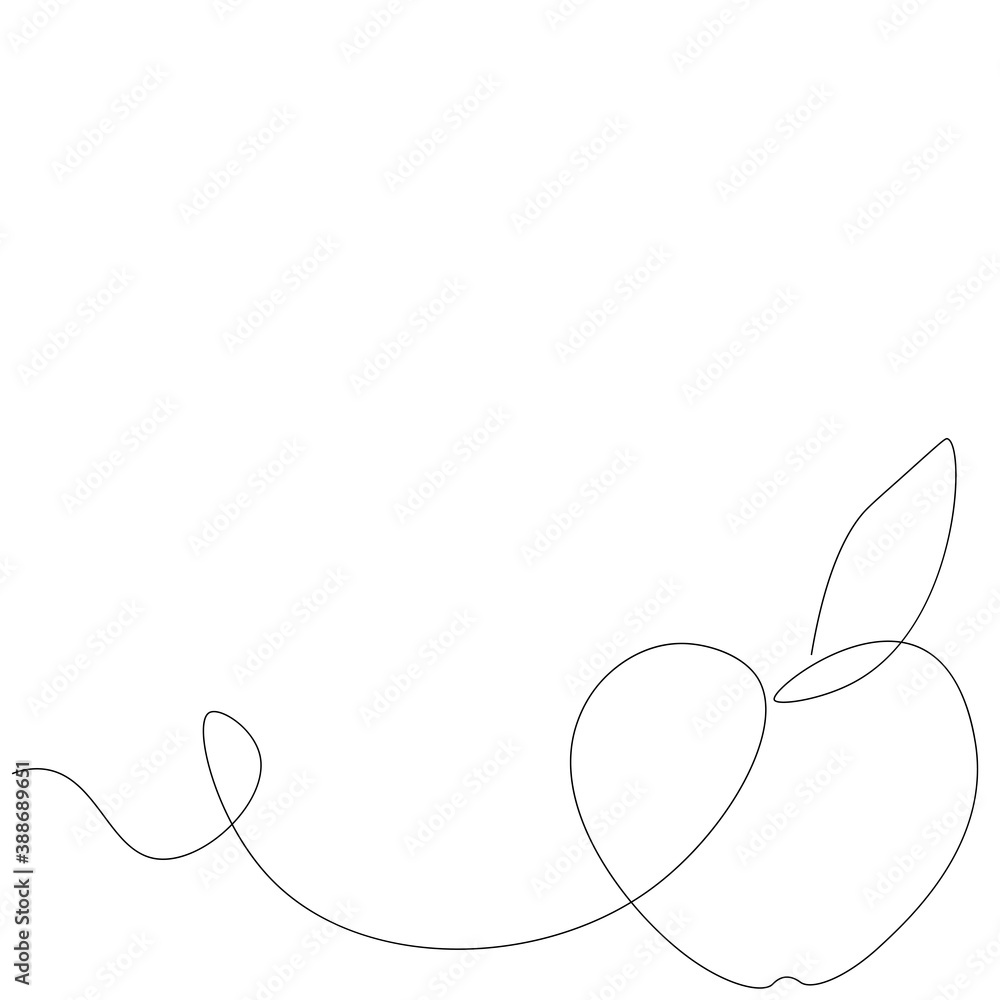 Apple fruit on white background vector illustration Apple fruit on white background vector illustration