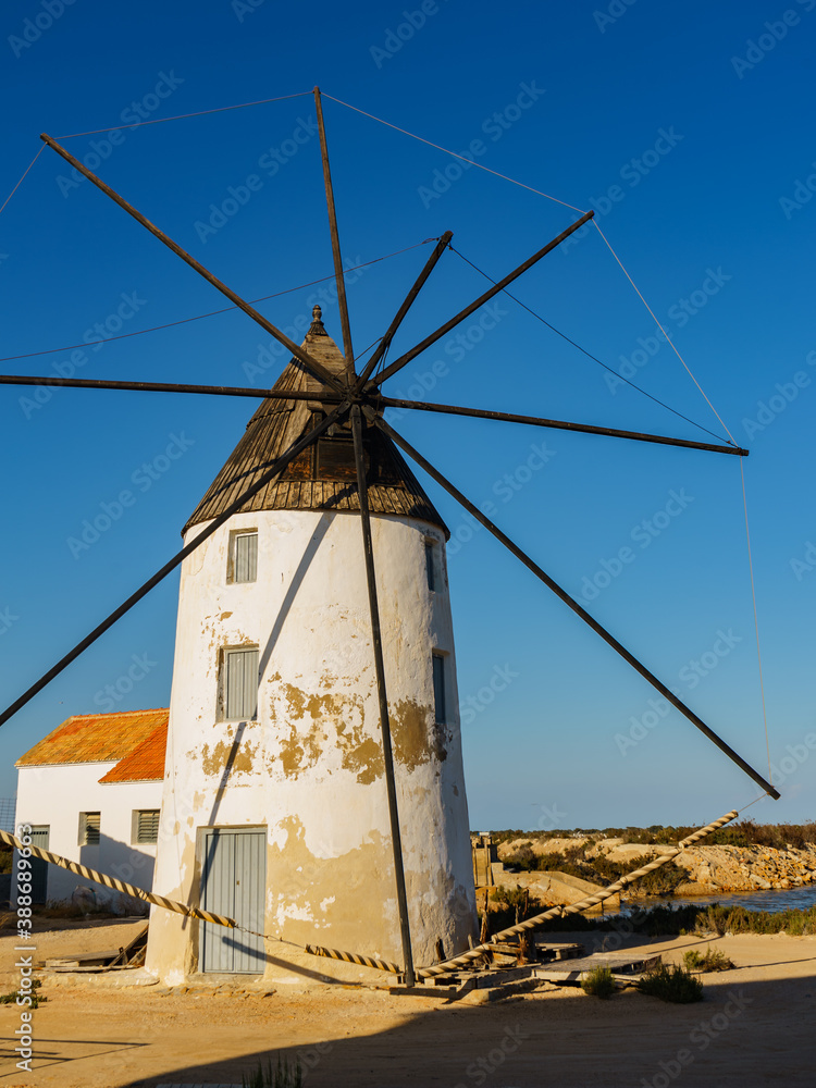 Windmill in San Pedro del Pinatar, Spain