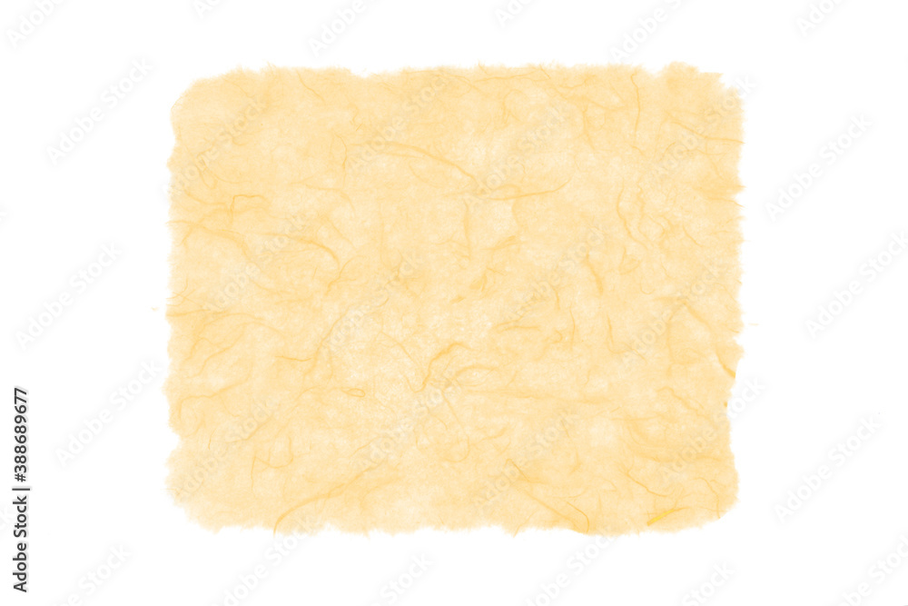 オレンジ色の和紙