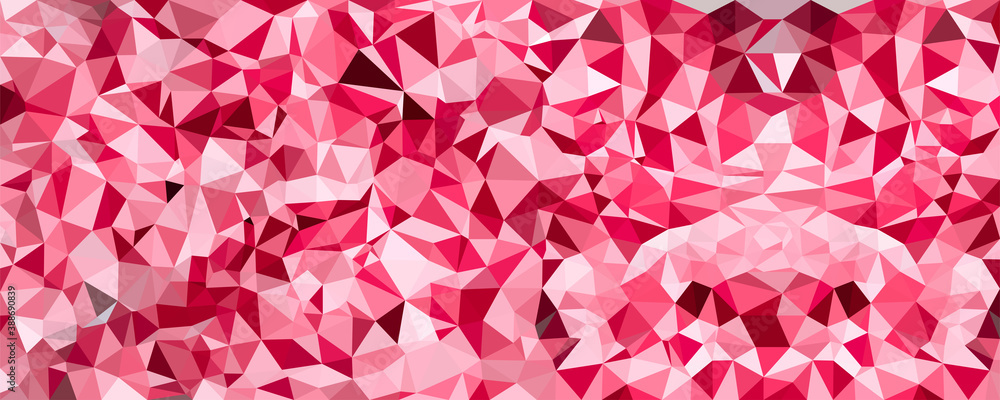 Sweet pink polygon background