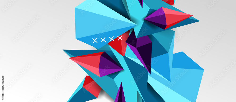 3d low poly abstract shape background vector illustration 3d low poly abstract shape background vector illustration