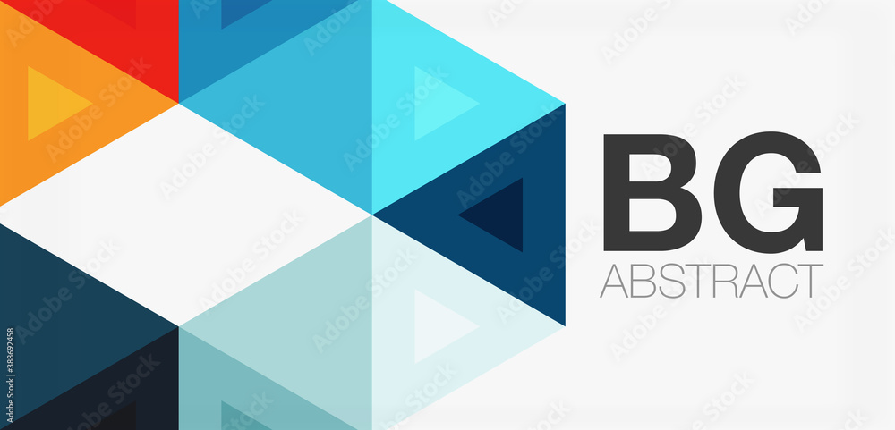 Mosaic triangle pattern abstract background for cover, banner, flyer and poster and other template Mosaic triangle pattern abstract background for cover, banner, flyer and poster and other template