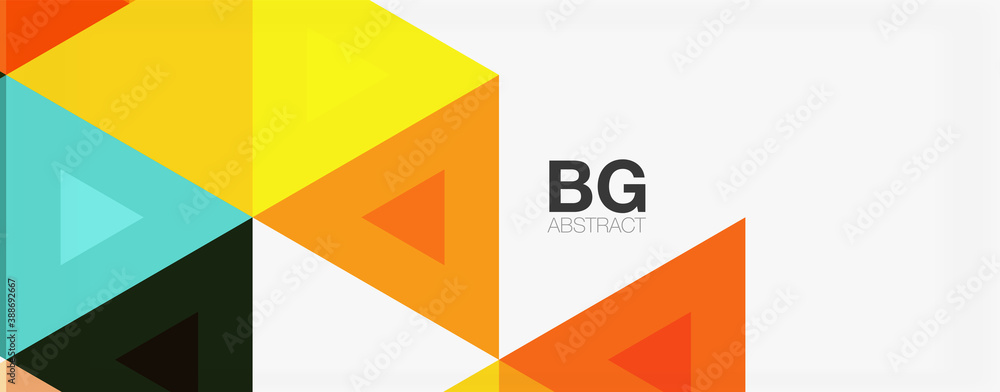 Mosaic triangle pattern abstract background for cover, banner, flyer and poster and other template Mosaic triangle pattern abstract background for cover, banner, flyer and poster and other template