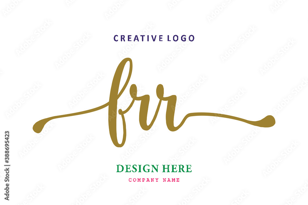 FRR lettering logo is simple, easy to understand and authoritative FRR lettering logo is simple, easy to understand and authoritative