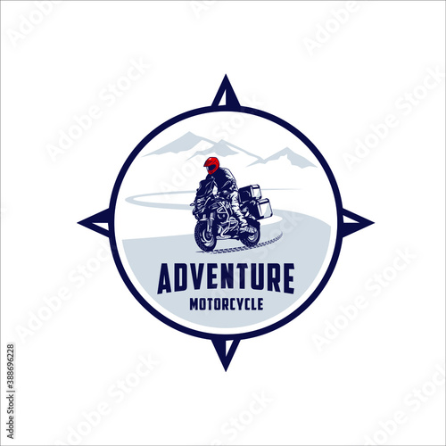 Motorcycle expedition tours in mountains road