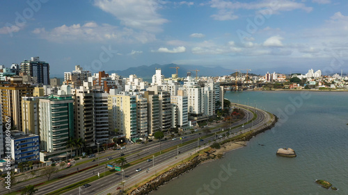 Aerial scenes of Florianópolis Island, capital of Santa Catarina, Brazil © Marcelo
