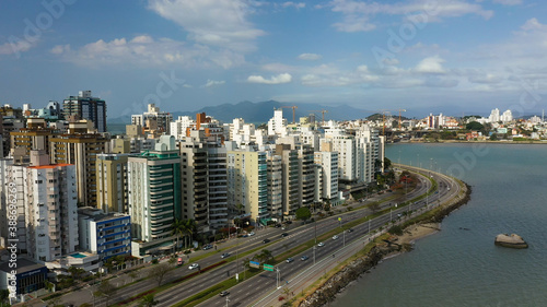 Aerial scenes of Florianópolis Island, capital of Santa Catarina, Brazil © Marcelo