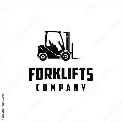 Forklift with a masculine design style