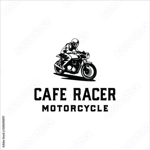 Cafe Racer motorcycle with a retro design
