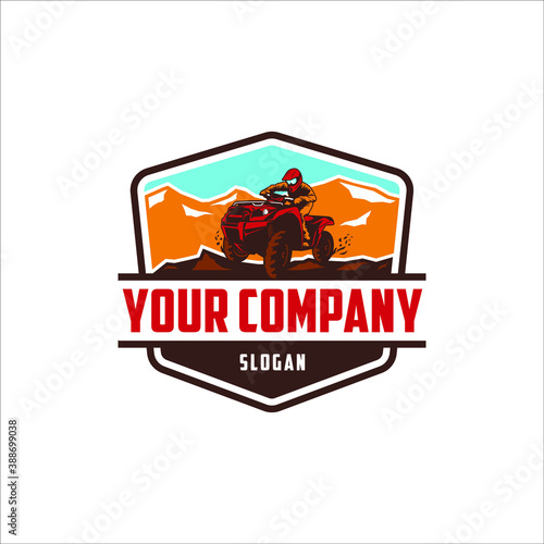 Quad bike off-road atv with retro style design