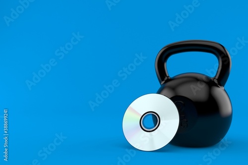Kettlebell with cd disc