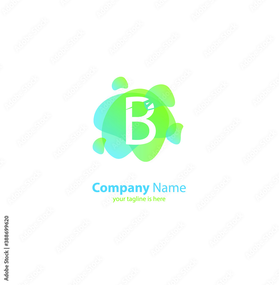 the simple elegant logo of letter b with white background the simple elegant logo of letter b with white background