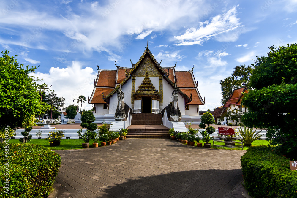 The Buddhist Church of Wat Phumin temple in Nan Province,Thailand The Buddhist Church of Wat Phumin temple in Nan Province,Thailand