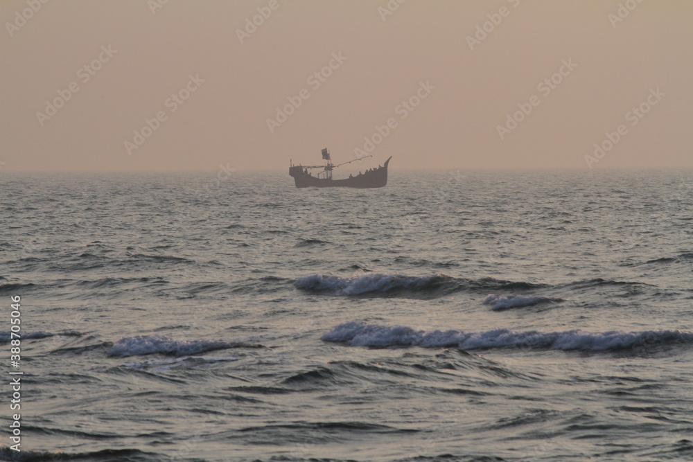 boat in the sea boat in the sea